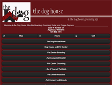 Tablet Screenshot of doghousepetcenter.net